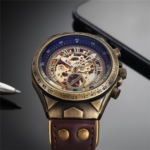 Buy FNGEEN A275 Men Luxury Retro Mechanical Watch Online at Best Price in Bangladesh With premium Lather box - Image 16