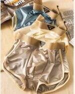 Men's Cool Generation Satin Ice Silk Mid-Rise Boxer Pants Knitted Underwear - Image 10