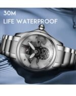 Men's Fashionable Casual Minimalist Waterproof Retro Mechanical Watch