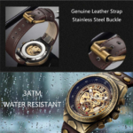 Buy FNGEEN A275 Men Luxury Retro Mechanical Watch Online at Best Price in Bangladesh With premium Lather box - Image 13