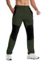 Custom Logo Men's Printed 90% Polyester 10% Spandex Water Resistant Light Weight Jogger Tactical Work Cargo Pants for Men - Image 6