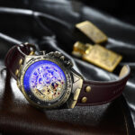 Buy FNGEEN A275 Men Luxury Retro Mechanical Watch Online at Best Price in Bangladesh With premium Lather box - Image 4