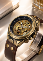 Buy FNGEEN A275 Men Luxury Retro Mechanical Watch Online at Best Price in Bangladesh With premium Lather box